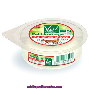 Queso Fresco Ecológico De Cabra Vrai 100 G.