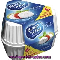 Queso Fresco Natual Burgo De Arias, Pack 6x72 G