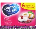 Queso Fresco Natural 0% Materia Grasa Burgo De Arias 6 Unidades De 62,5 Gramos