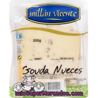 Queso Gouda Con Nueces M. Vicente, Cuña 200 G