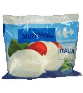 Queso Mozzarella Italiana Carrefour 125 G.