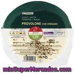 Queso Provolone Con Orégano Eroski, Cuña 200 G