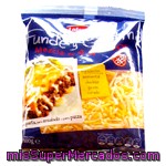 Queso Rallado Hilos 4 Variedades (emental-cheddar-gouda-curado) Fundir Y Gratinar, Hacendado, Paquete 180 G