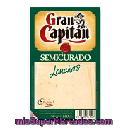 Queso Semicurado En Lonchas 160 G.