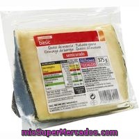 Queso Semicurado Eroski Basic, Cuña 375 G