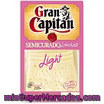 Queso Semicurado Semigraso En Lonchas Gran Capitán 200 G.