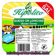 Queso Tiernos En Lonchas Hipólito 100 G.