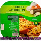 Quiche Fresca Vegetal, Hacendado, U 390 G