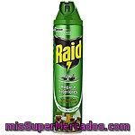 Raid Insecticida Hogar De Interiores Frescor Natural Spray 600 Ml