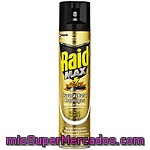 Raid Max Insecticida Para Cucarachas Y Hormigas 3 En 1 Spray 300 Ml