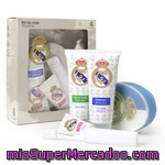 Real Madrid Kit De Viaje Infantil Baño + Bucal 1u (ver Contenido En La Descripción Ampliada)