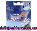 Recambio De Cuchillas De Tres Láminas Para Maquinilla De Afeitar Matrix 3 Cosmia Man 10 Unidades