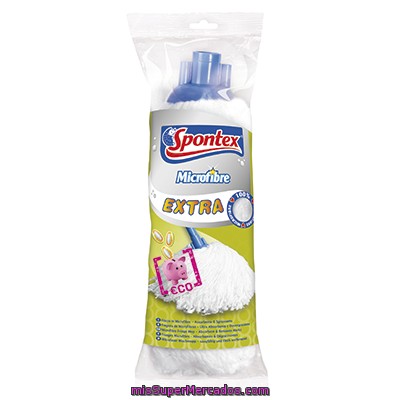 Recambio Fregona Microfibre Spontex, Pack 1 Unid.