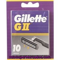 Recambio Gii Gillette 10 Ud.