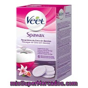 Recambios De Cera Sin Bandas Spawax -fragancia De Lirios Y Azúcar De Higo- Veet 6 Ud.