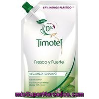 Recarga De Champú Fresco Y Fuerte Para Cabello Normal Timotei 500 Ml.