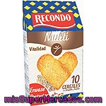 Recondo Multi Vitalidad Pan Tostado 10 Cereales Con Amapola Y Sésamo Estuche 270 G