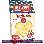 Recondo Tradición Pan Tostado Con Aceite De Oliva 30 Rebanadas Paquete 270 G