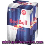 Red Bull Bebida Energética Pack 4 Latas 35,5 Cl
