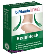 Redublock, Complemento Alimenticio Disminuye Absorción De Grasas Y Reduce La Formación De Acúmulos Graso. Ingredientes: Chitosán Y Té Rojo Bimanán Línea 18 Gramos