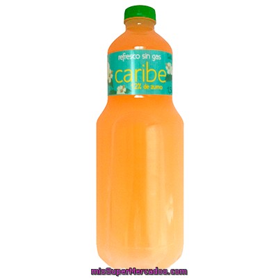 Refresco Caribe Sin Gas 12% Zumo, Gold Spring, Botella 1500 Cc