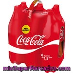 Refresco De Cola Coca Cola Pack De 6 Botellas De 1,5 Litros