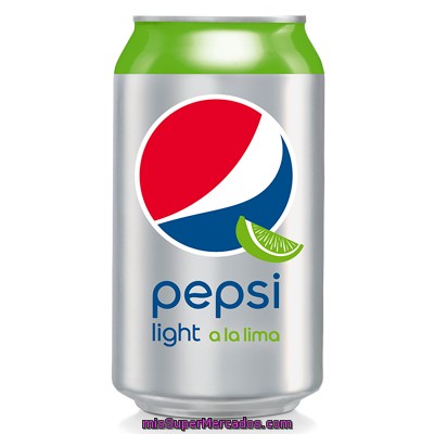 Refresco De Cola Light Con Lima Pepsi 33 Cl.