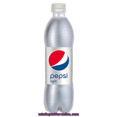 Refresco De Cola Light Sin Azúcares Pepsi Botella De 50 Centilitros