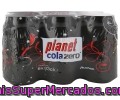 Refresco De Cola Zero Auchan Pack De 6 Latas De 33 Centilitros