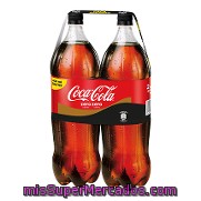 Refresco De Cola Zero Sin Cafeína Coca-cola Pack 2x2,20 L.