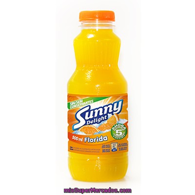 Refresco De Naranja Florida Sunny D., Botellín 50 Cl