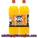 Refresco De Naranja Kas, Pack 2x2 Litros