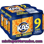 Refresco De Naranja Kas Pack 9x33 Cl.