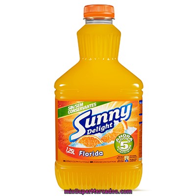 Refresco De Naranja Sunny D. Florida, Botella 1,25 Litros