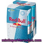 Refresco Energético Sin Azúcar Red Bull Pack De 4x25 Cl.