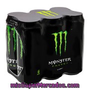 Refresco Energy Green Monster Pack 6x500 Ml.