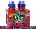 Refresco Infantil Sabor Fresa Fruit Shoot 4 Unidades De 200 Mililitros