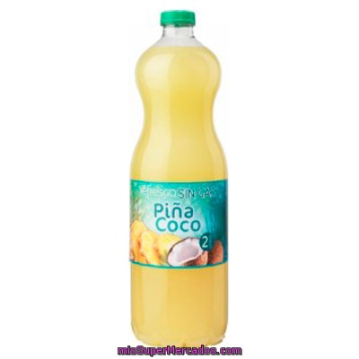 Refresco Piña Coco Sin Gas 8% Zumo ***novedad***, Gold Spring, Botella 2 L