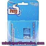 Regambio De Colgador Wc Azul Fresco Pato, Pack 2x40 G