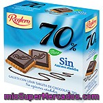 Reglero Galleta Con Gran Tableta De Chocolate 70% Sin Azúcares Añadidos Estuche 140 G