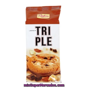 Reglero Galletas Cokkies Triple Chocolate Bolsa 200 Gr