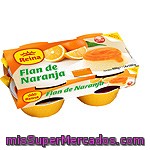 Reina Flan De Naranja Pack 4 Unidades 100 G