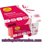 Reina Gelatina Sabor Frutos Rojos Pack 4 Unidades 100 G