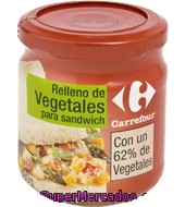 Relleno De Vegetales Para Sandwich Carrefour 180 G.