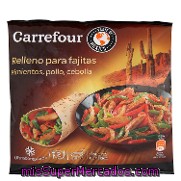 Relleno Para Fajitas De Pimientos, Pollo Y Cebolla Carrefour 300 G.