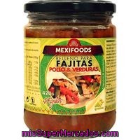 Relleno Para Fajitas Mexifoods, Tarro 420 G