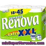 Renova Papel Higiénico Compact Extra Xxl Paquete 18 Unidades