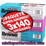 Renova Servilletas Bicolor Pack 3 Paquete 140 Unidades