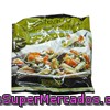 Revuelto Gambas Ajetes Y Trigueros Congelado, Hacendado, Paquete 450 G