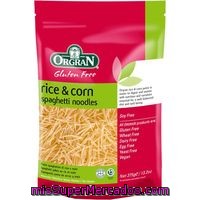 Rice&corn Spaghetti Noodle Orgran, Paquete 375 G
